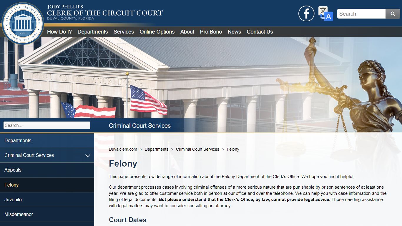 Duvalclerk.com - Felony